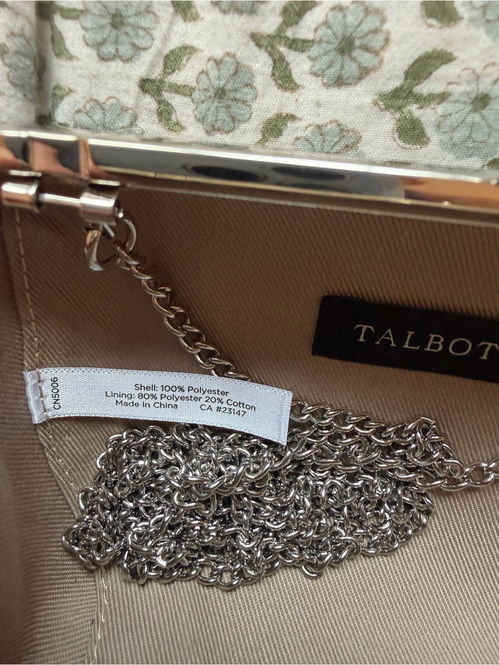 Black and White Checkered Convertible Box Clutch with Silver Chain Strap - Picture 10 of 10